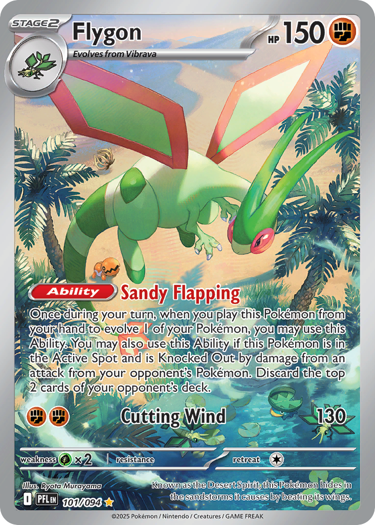 Flygon 101 Illustration Rare