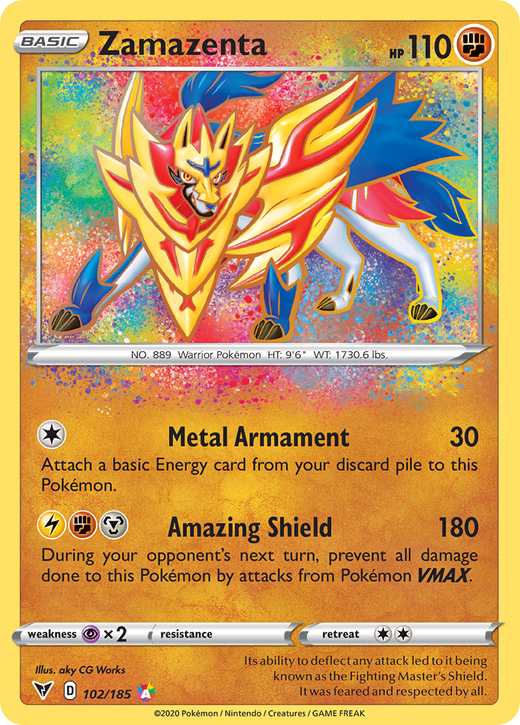 Zamazenta 102 Amazing Rare