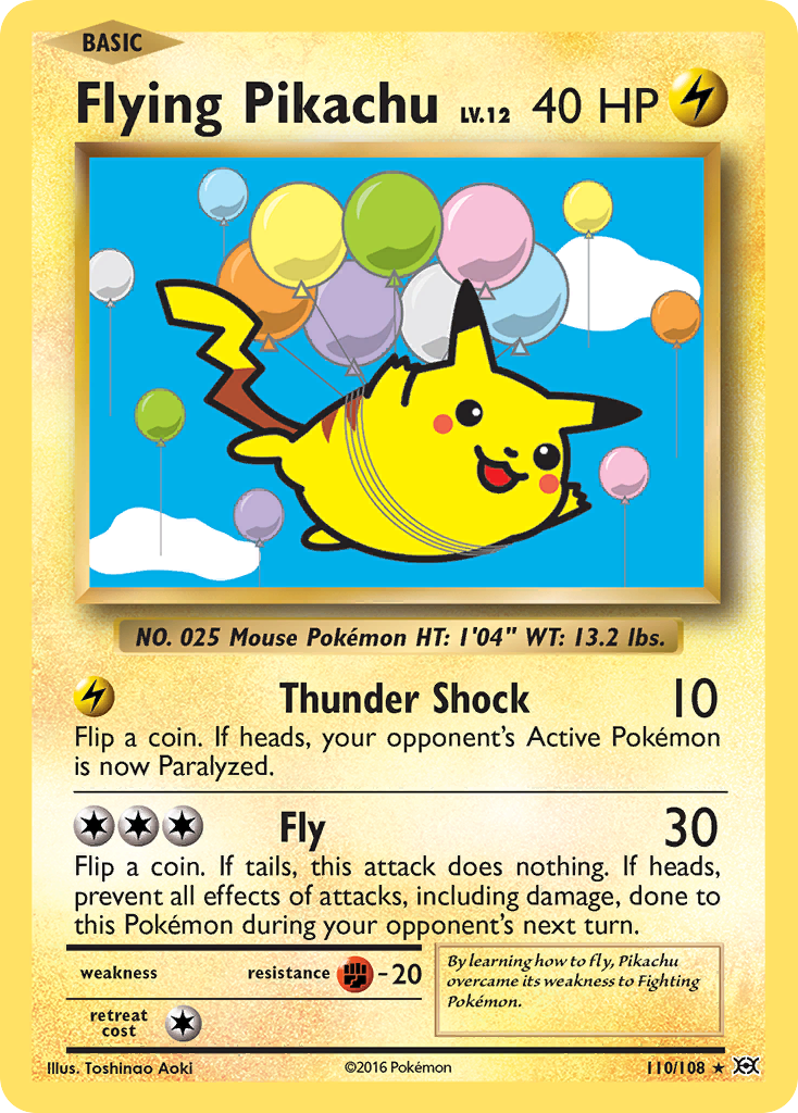 Flying Pikachu 110 — Evolutions