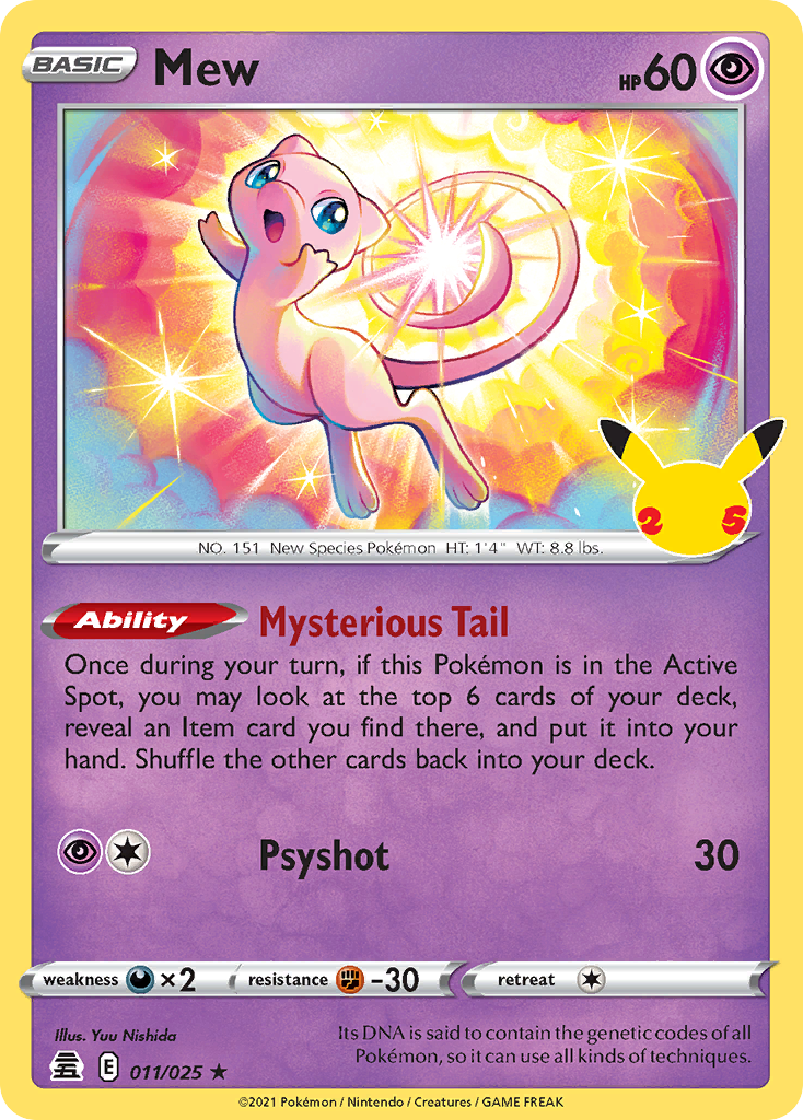 Mew 11 Rare Holo