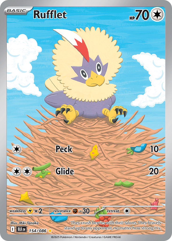 Rufflet 154 Illustration Rare