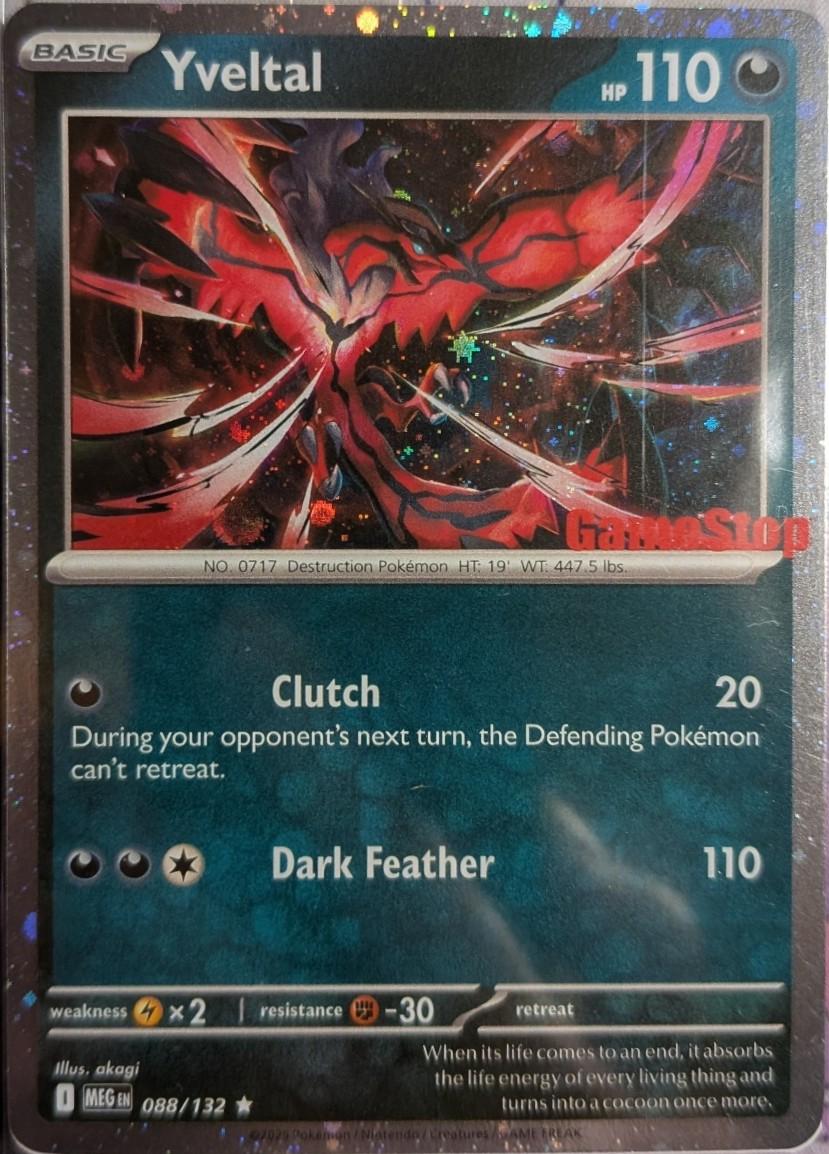 Yveltal 88 GAMESTOP Stamp
