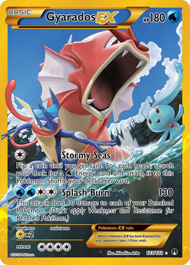 Gyarados EX 123/122 Rare Secret Pokemon
