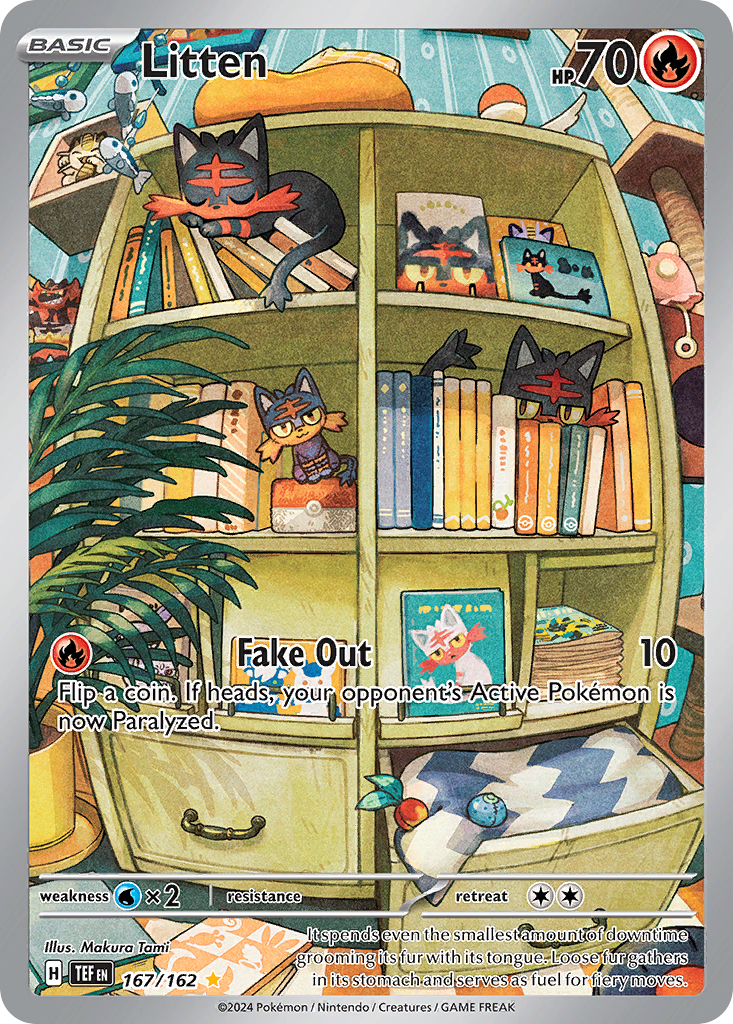 Litten 167 Illustration Rare