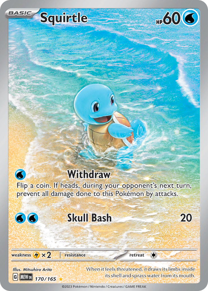Squirtle 170 Illustration Rare