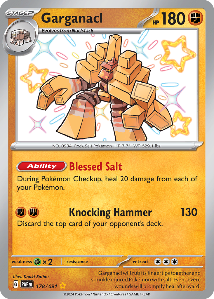 Garganacl 178 Shiny Rare