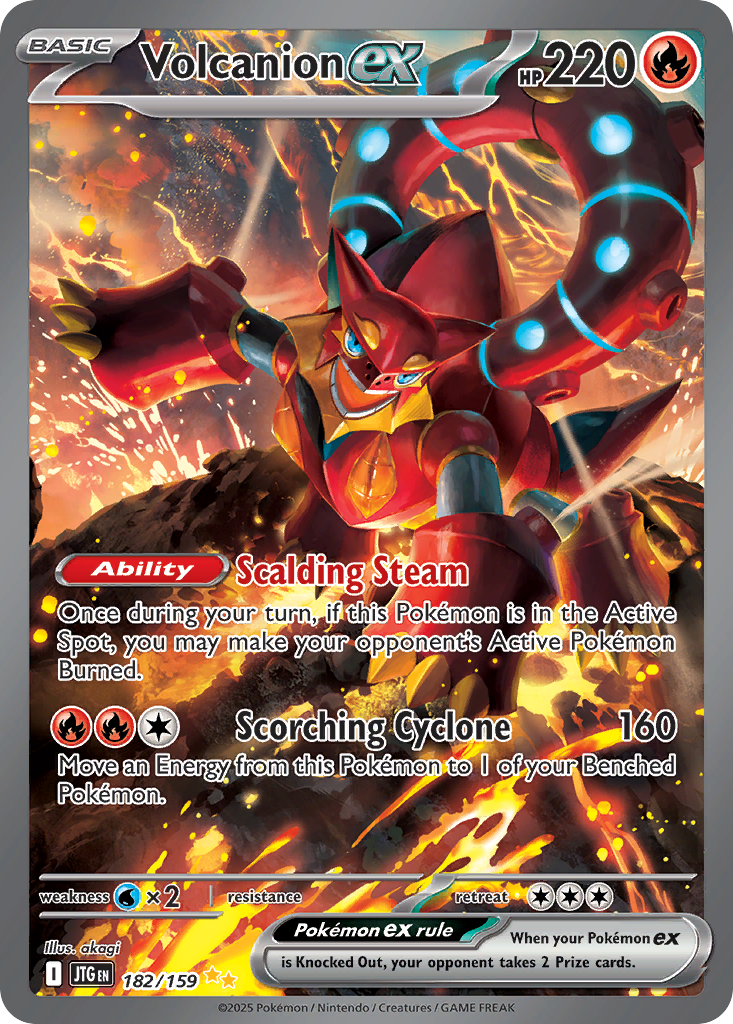 Volcanion ex 182 Special Illustration Rare