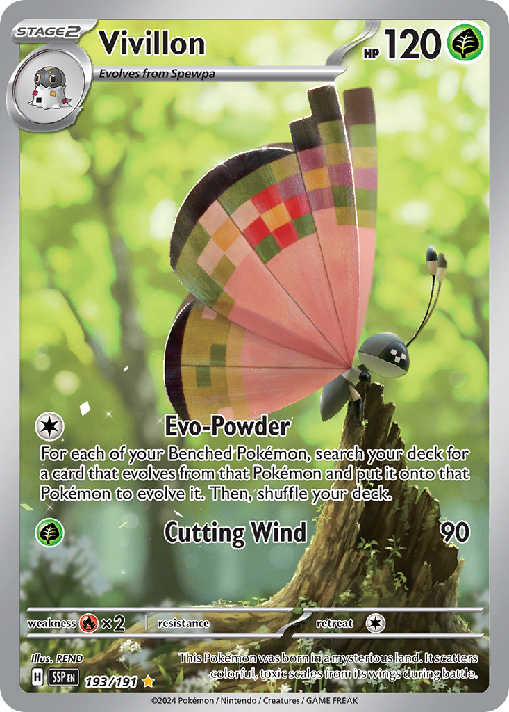 Vivillon 193 Illustration Rare