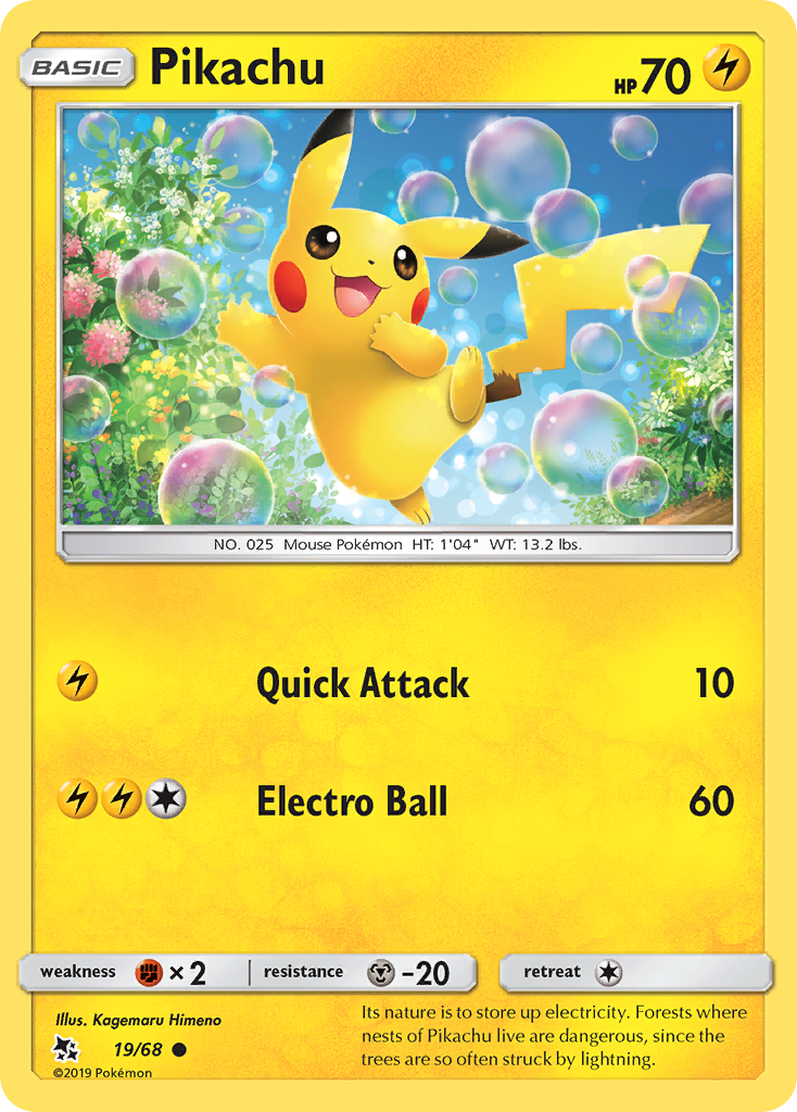 Pikachu 19 — Hidden Fates