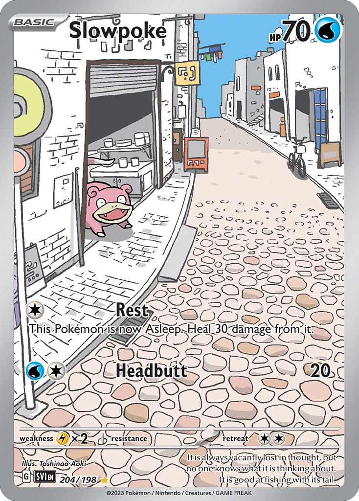 Slowpoke 204 Illustration Rare