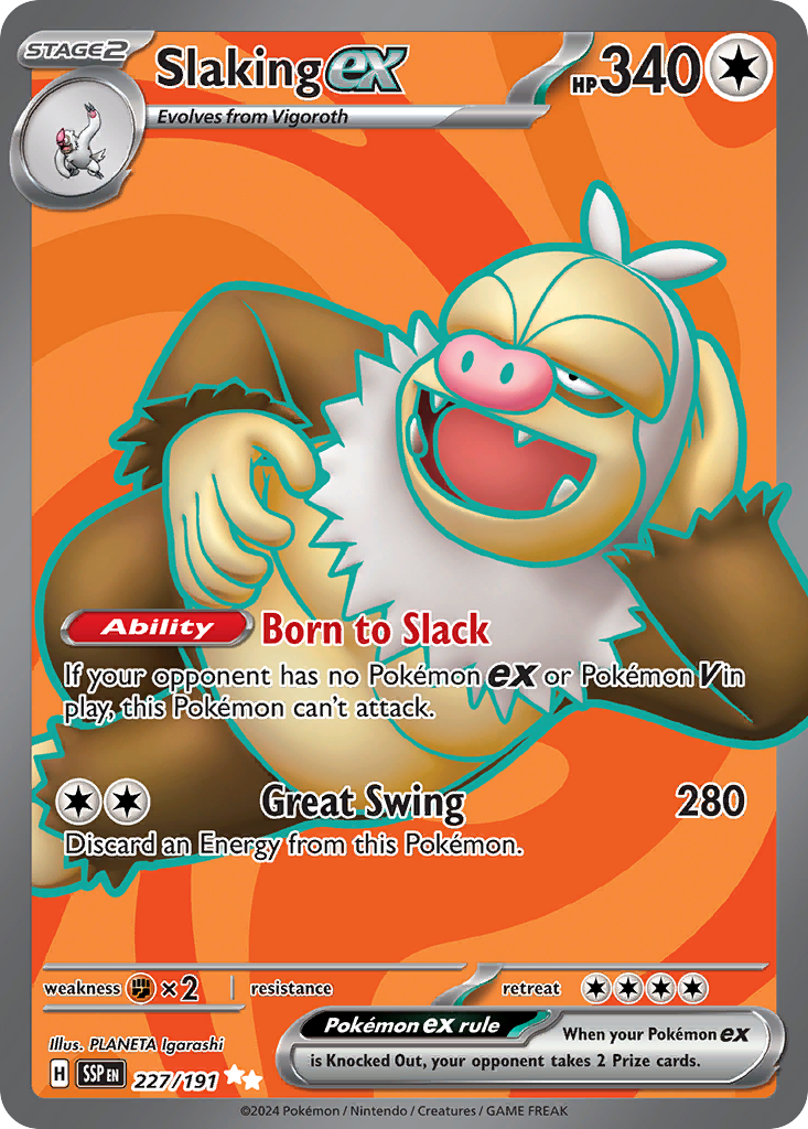 Slaking ex 227 Ultra Rare