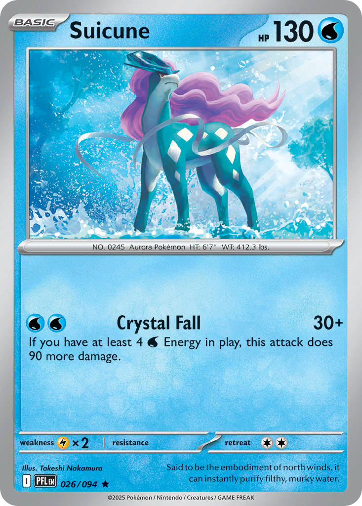 Suicune 26 Rare