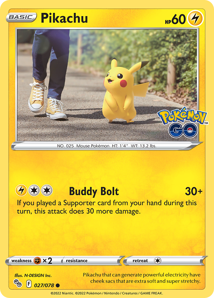 Pikachu 27 — Pokémon GO