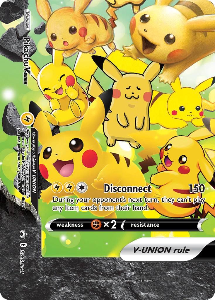 Pikachu V-UNION SWSH141 Promo