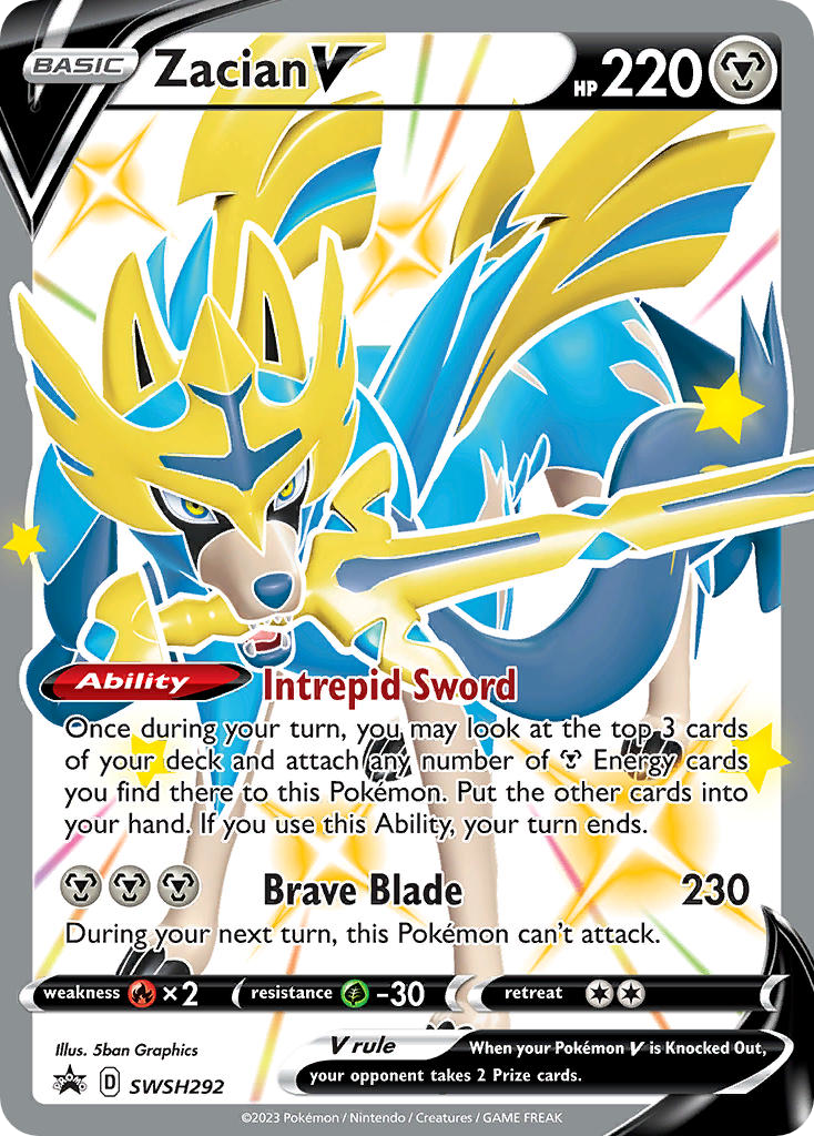 Zacian V SWSH292 Promo