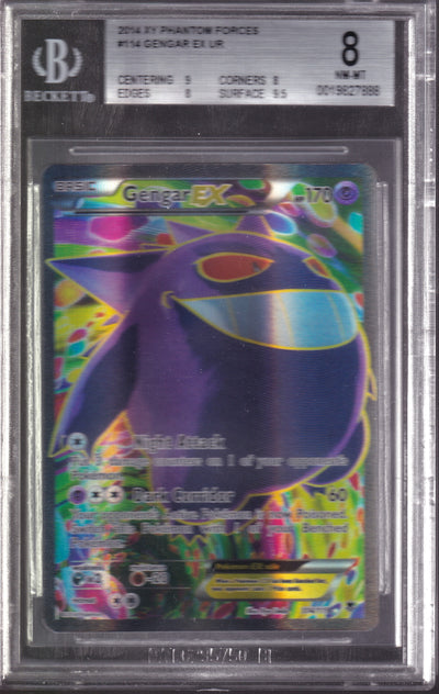 BGS 8 Gengar-EX 114 Rare Ultra