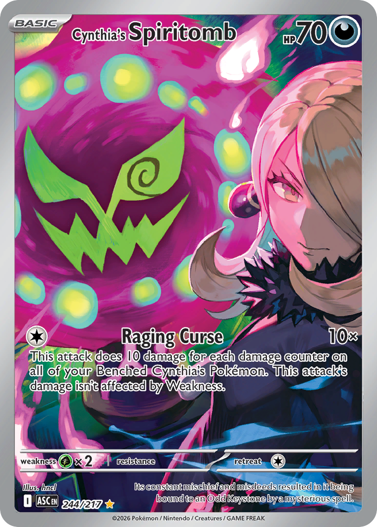 Cynthia's Spiritomb 244 Illustration Rare