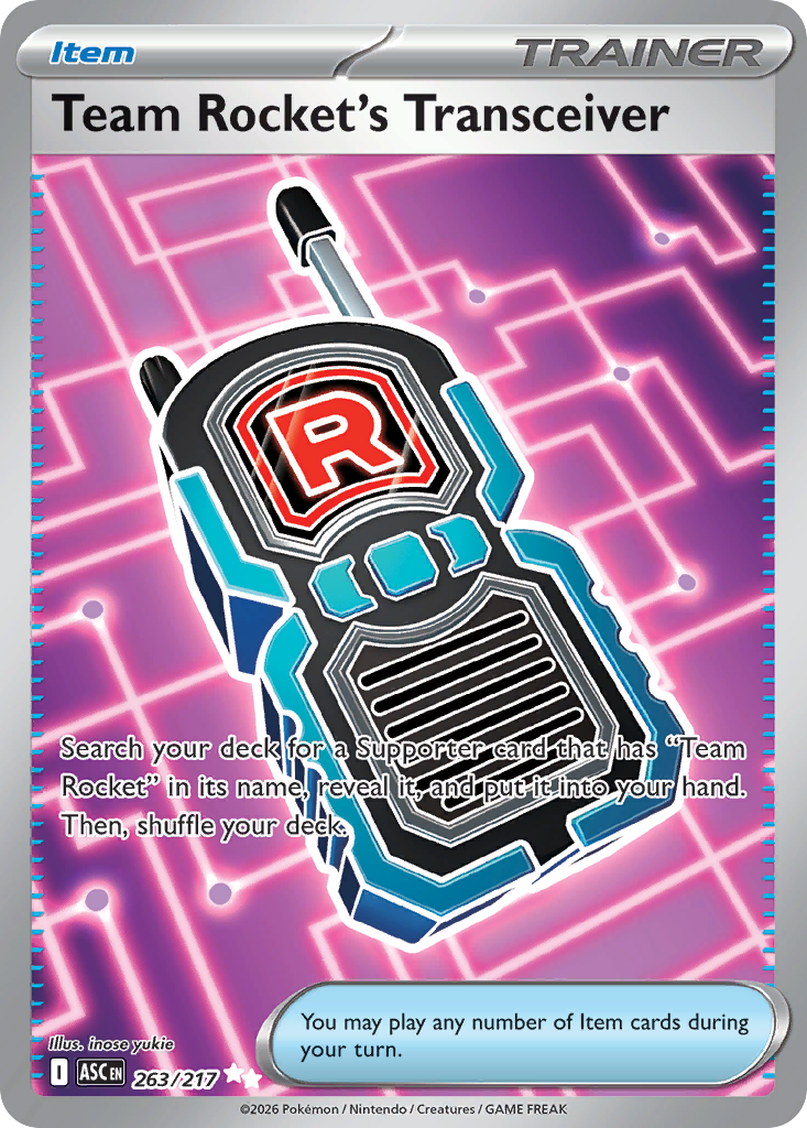 Team Rocket's Transceiver 263 Ultra Rare