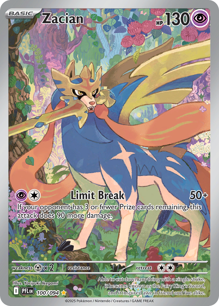 Zacian 100 Illustration Rare