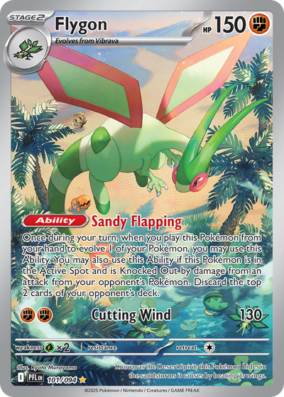 Flygon 101 Illustration Rare