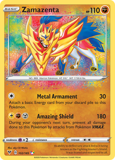 Zamazenta 102 Amazing Rare