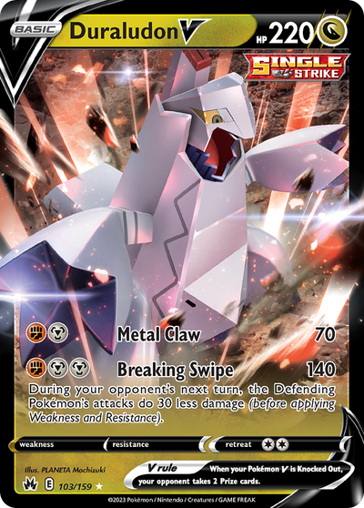 Duraludon V 103 Rare Holo V
