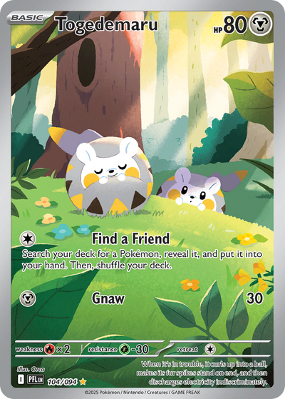 Togedemaru 104 Illustration Rare