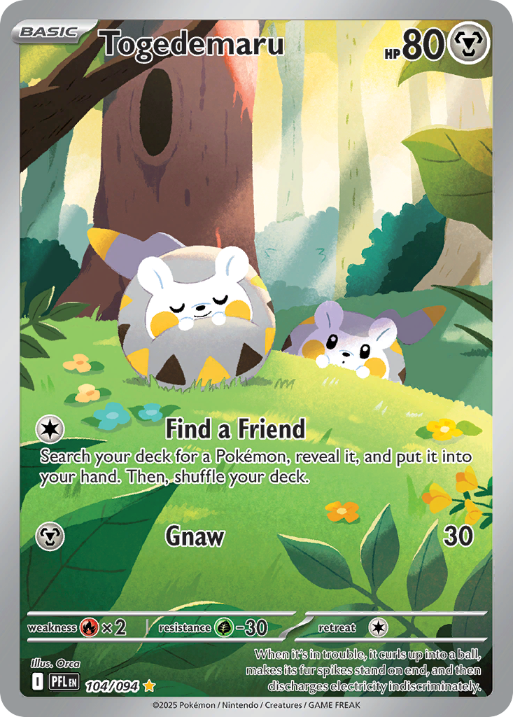 Togedemaru 104 Illustration Rare
