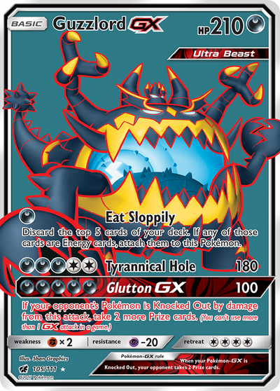 Guzzlord-GX 105 Rare Ultra