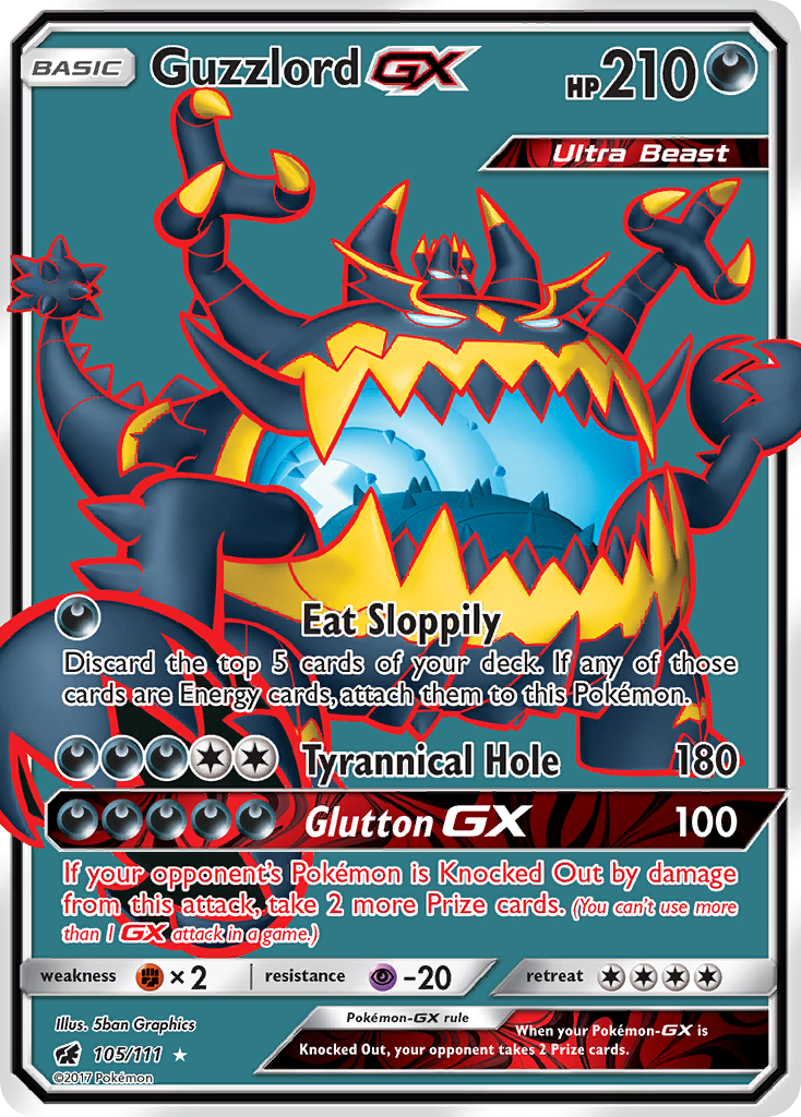 Guzzlord-GX 105 Rare Ultra