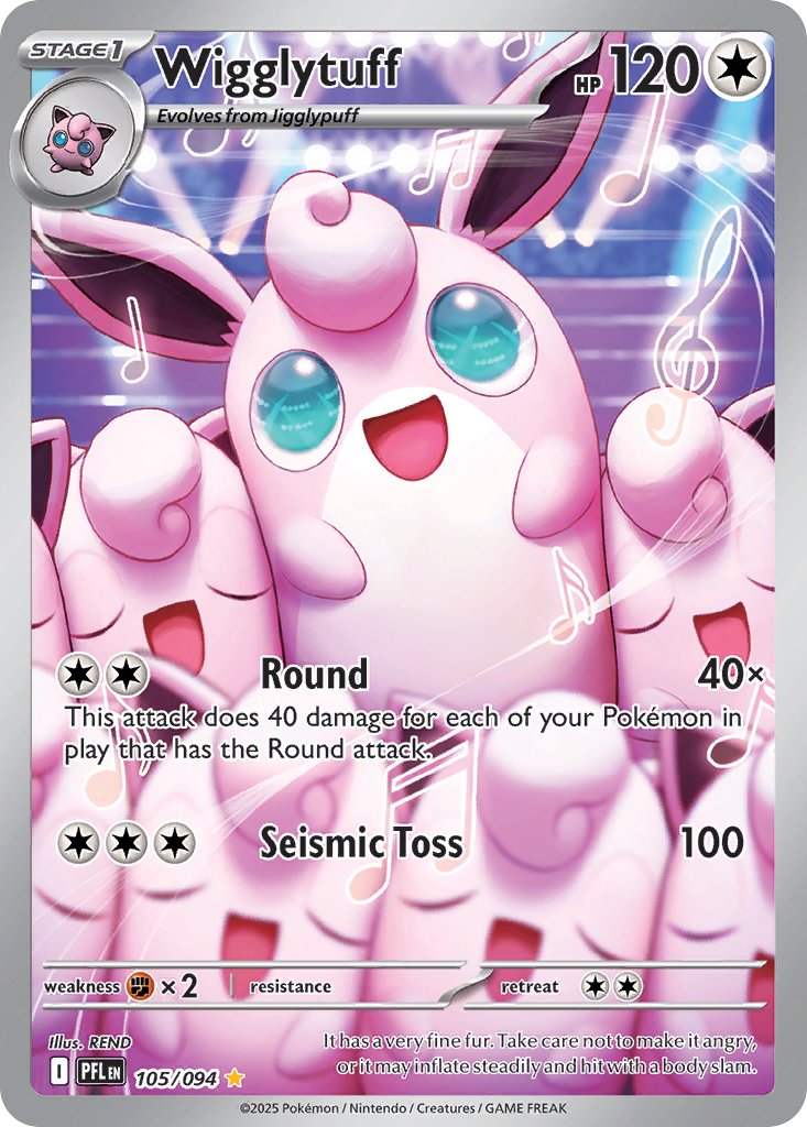 Wigglytuff 105 Illustration Rare