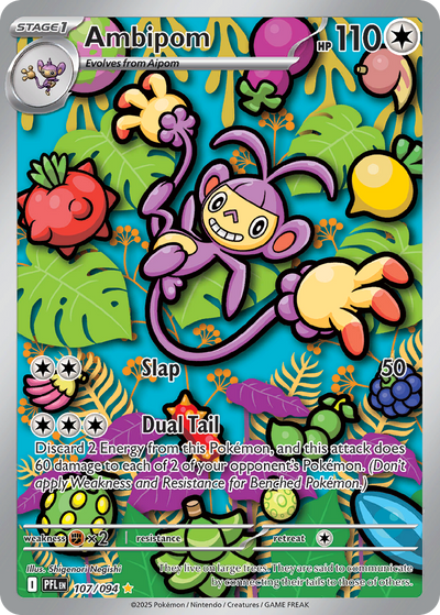 Ambipom 107 Illustration Rare