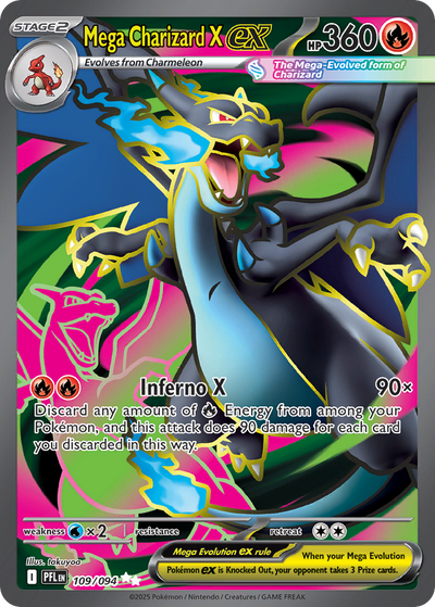 Mega Charizard X ex 109 Ultra Rare