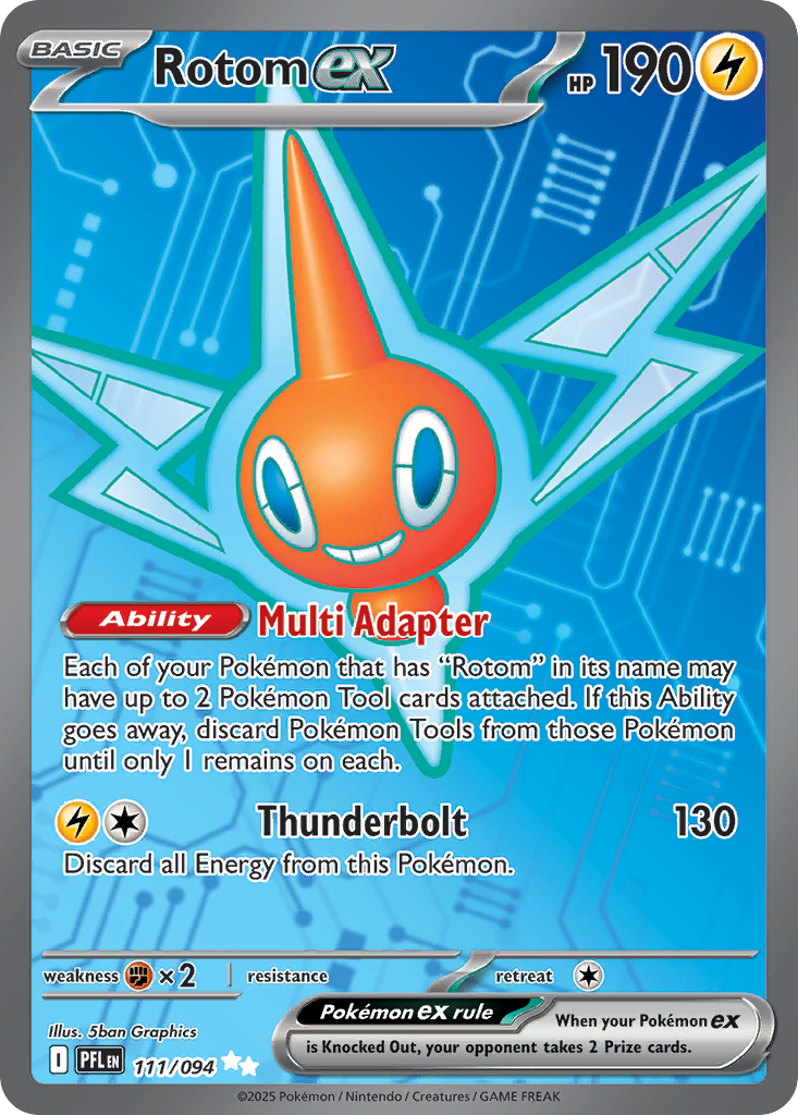 Rotom ex 111 Ultra Rare