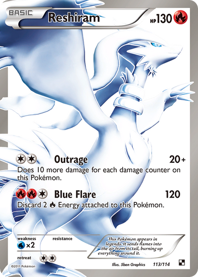 Reshiram [Celebrations] 113/114 Rare Ultra