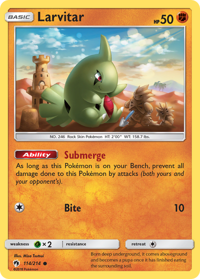 Larvitar 114 Common