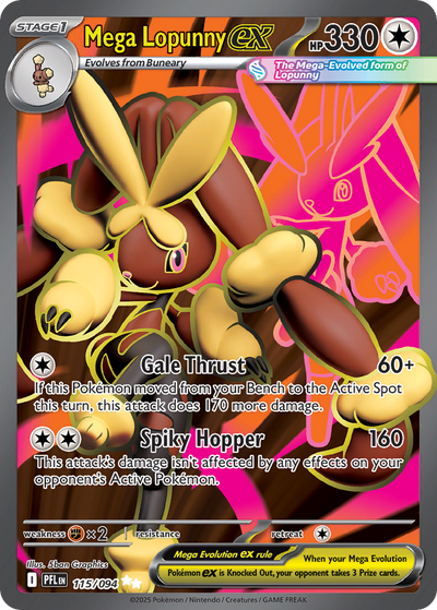 Mega Lopunny ex 115 Ultra Rare