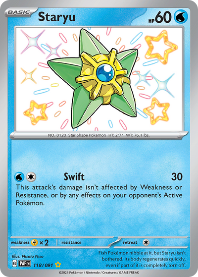 Staryu 118 Shiny Rare