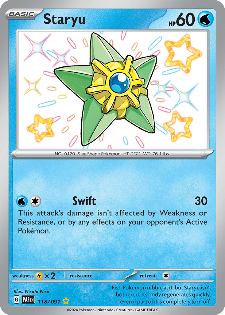 Staryu 118 Shiny Rare