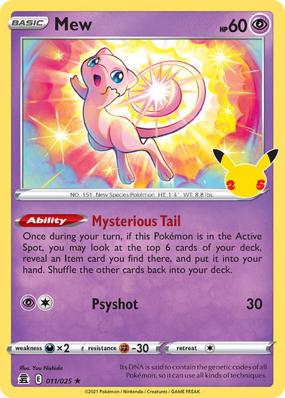 Mew 11 Rare Holo