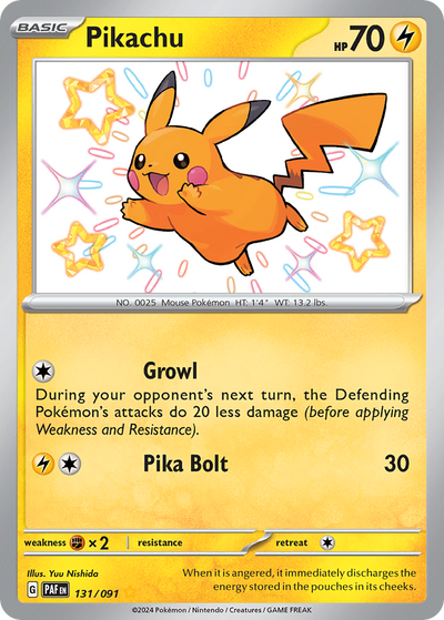 Pikachu 131 — Paldean Fates