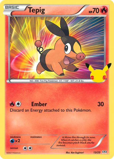 Tepig 13 Holo