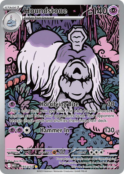 Houndstone 145 Illustration Rare