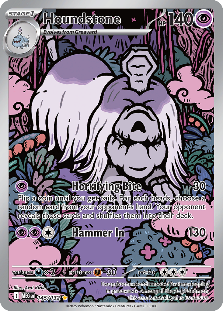 Houndstone 145 Illustration Rare