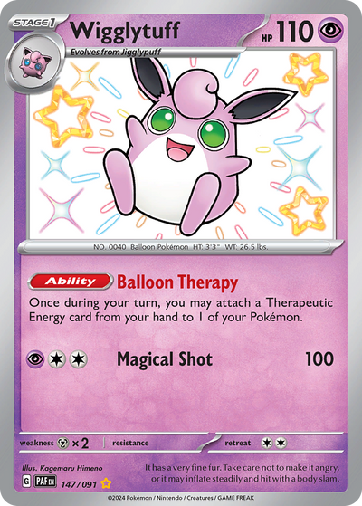 Wigglytuff 147 Shiny Rare