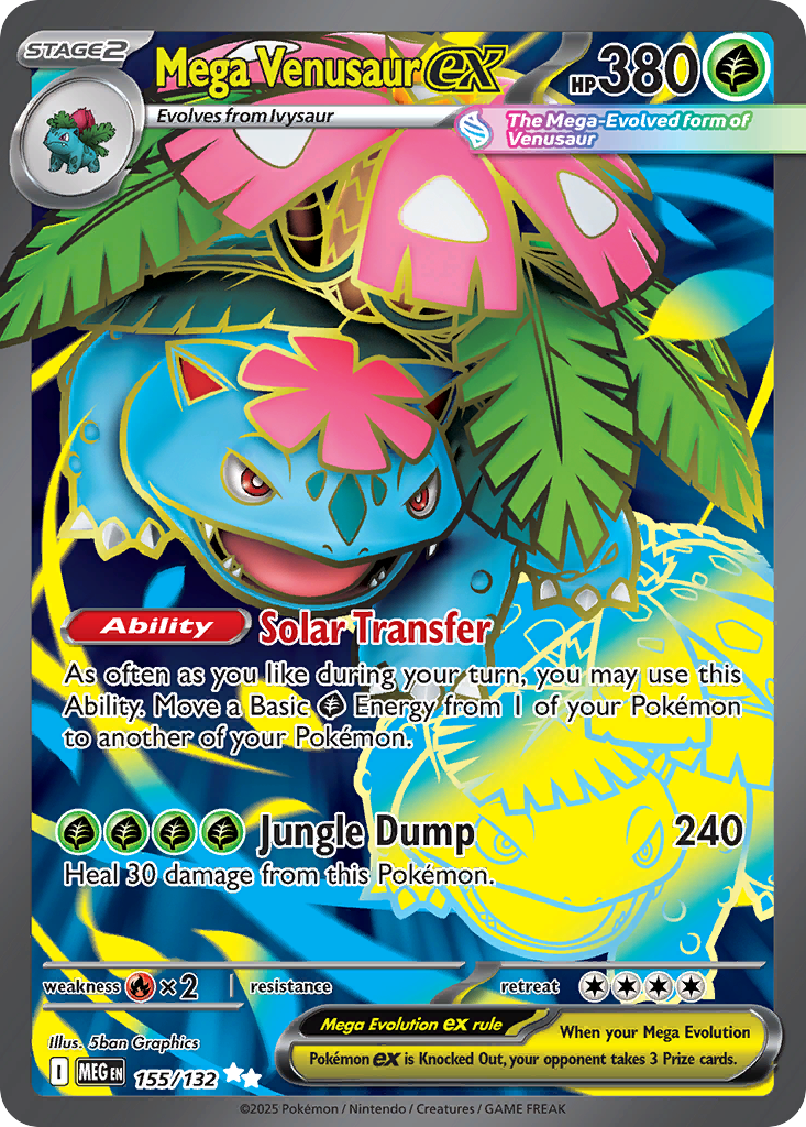 Mega Venusaur ex 155 Ultra Rare