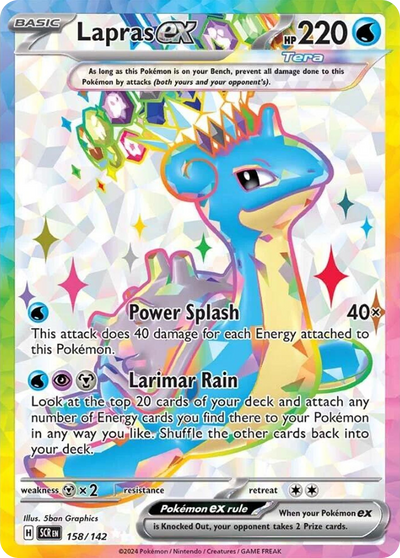 Lapras ex 158 Ultra Rare