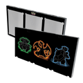 Ultra Pro Pokémon Neon Kanto ONE-TOUCH Edge 3-Card Holder