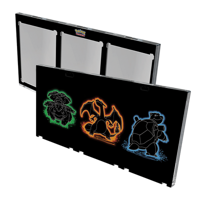 Ultra Pro Pokémon Neon Kanto ONE-TOUCH Edge 3-Card Holder