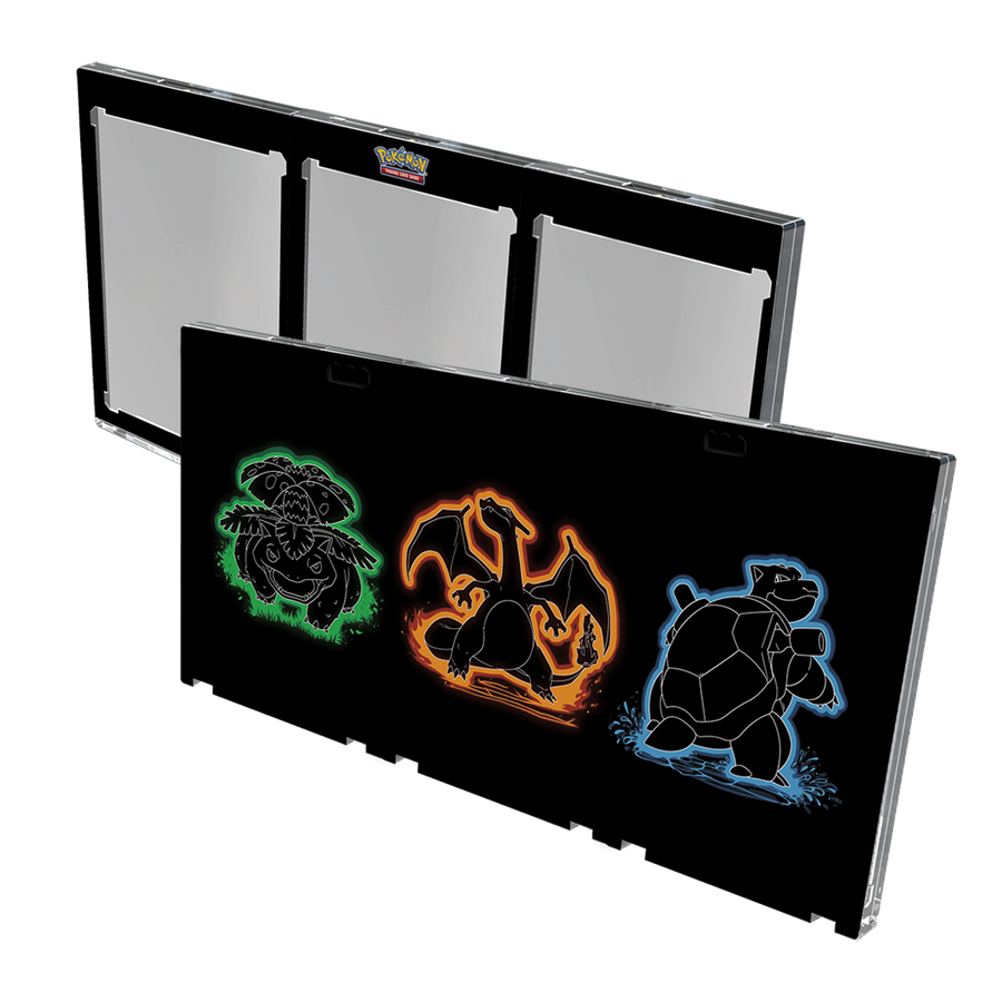 Ultra Pro Pokémon Neon Kanto ONE-TOUCH Edge 3-Card Holder